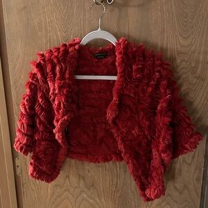 Red Rabbit Evening Shawl